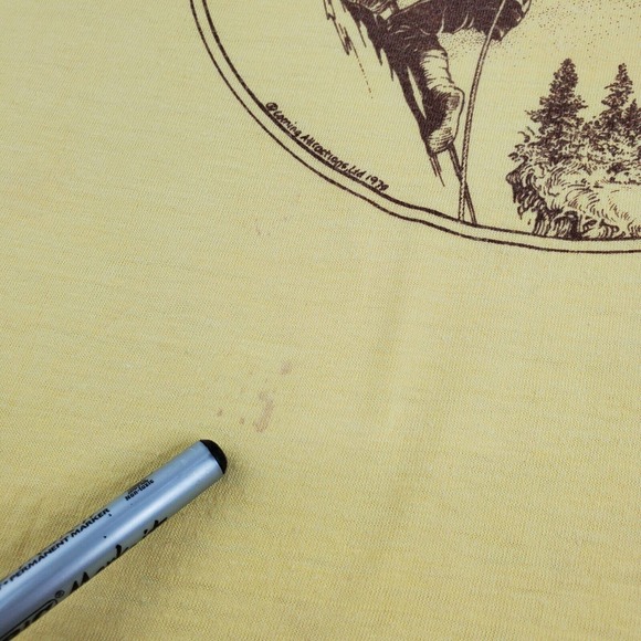 VTG COMING ATTRACTIONS NICHOLSON VAGABOND T-SHIRT 1979 RARE Mountain Climber - Picture 6 of 12